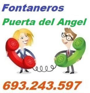 Telefono de la empresa fontaneros Puerta del Angel
